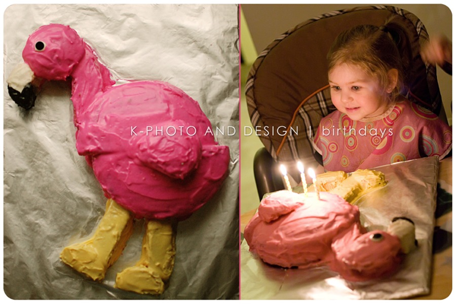 flamingo cake
