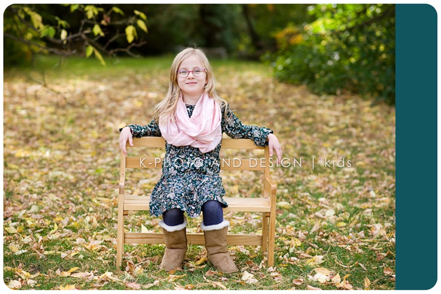 girl on a bench